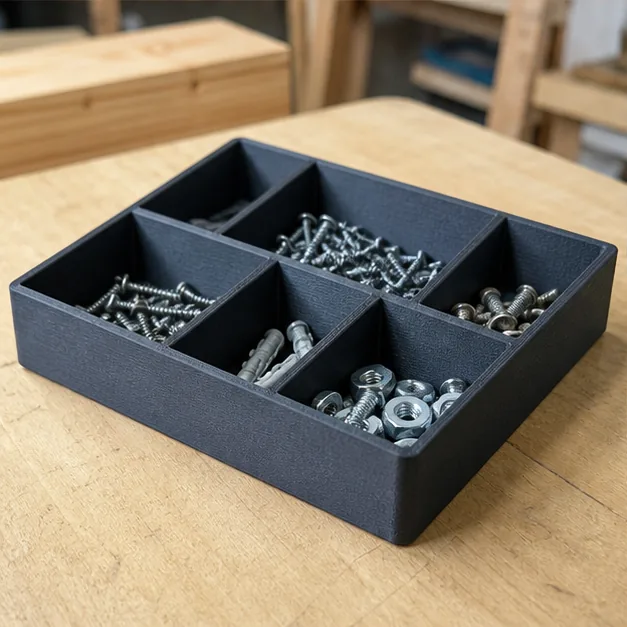 Illustrative concept: Small parts, in order.
